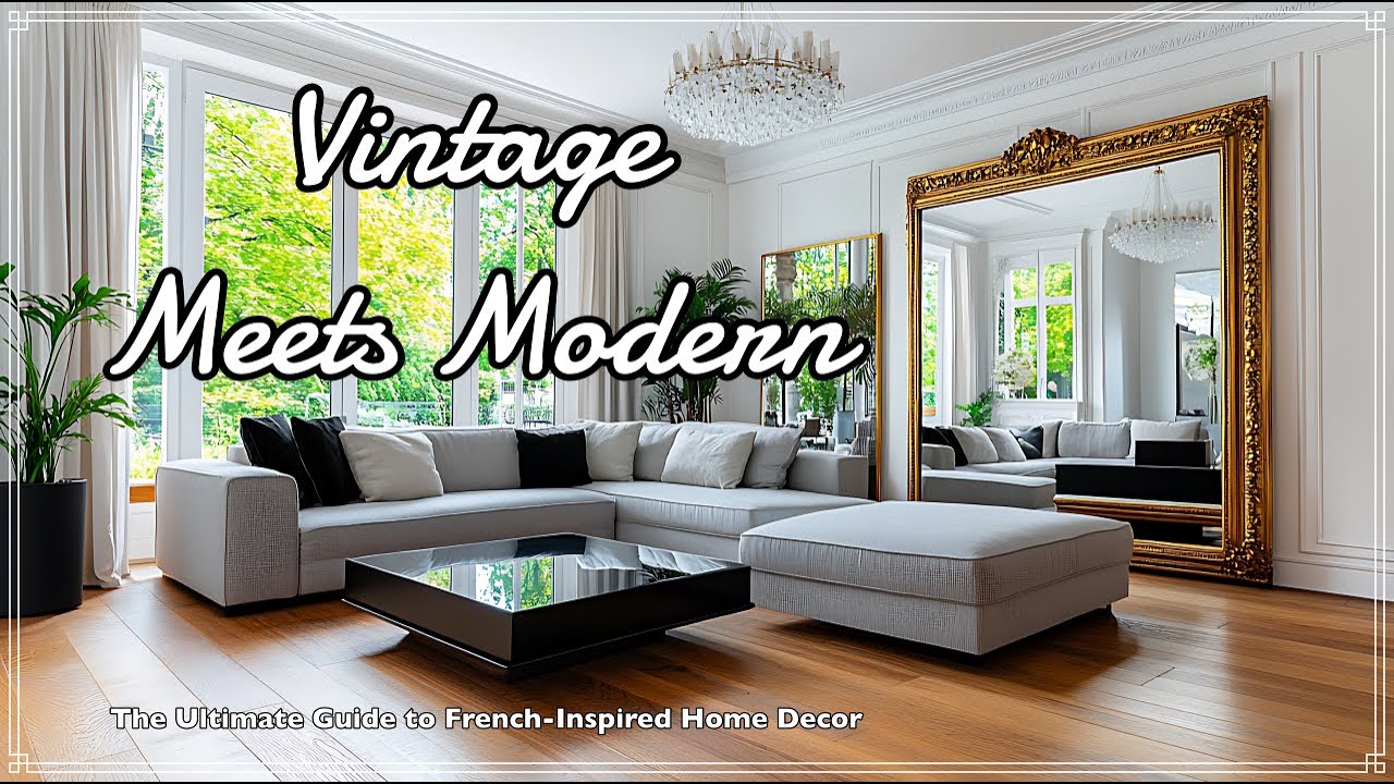 Vintage Meets Modern: The Ultimate Guide to French-Inspired Home Decor