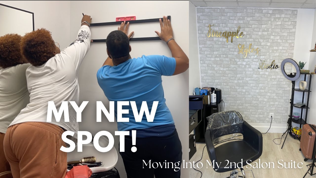 I DID NOT Quit Hair! | Moving into my NEW Salon Suite | Unboxing and Setup