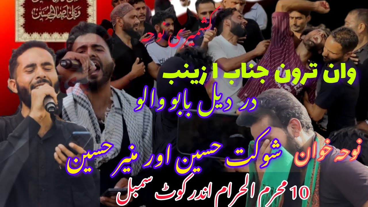 Kashmeri noha 2025||Sakeenen Amaar walo||Noha Khawan||Showkat Hussain & Muneer Hussain || 10 Muharam