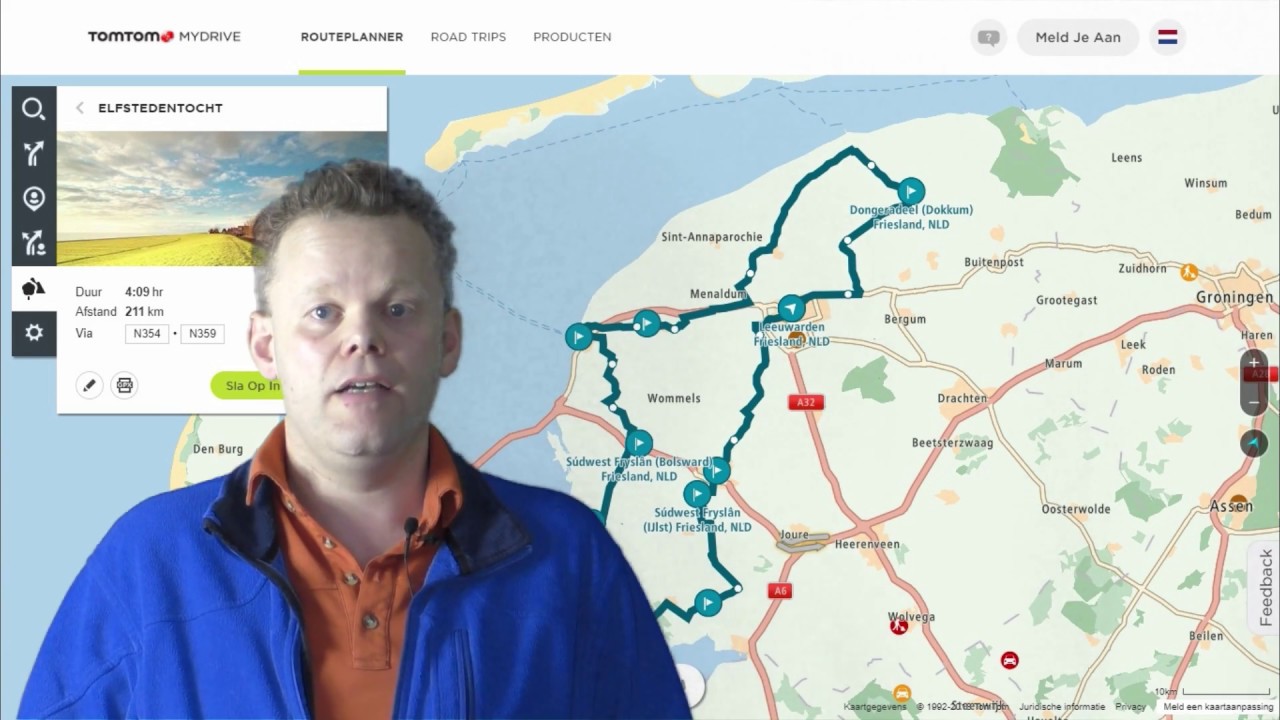 TomTom Rider 550 routes maken in Mydrive