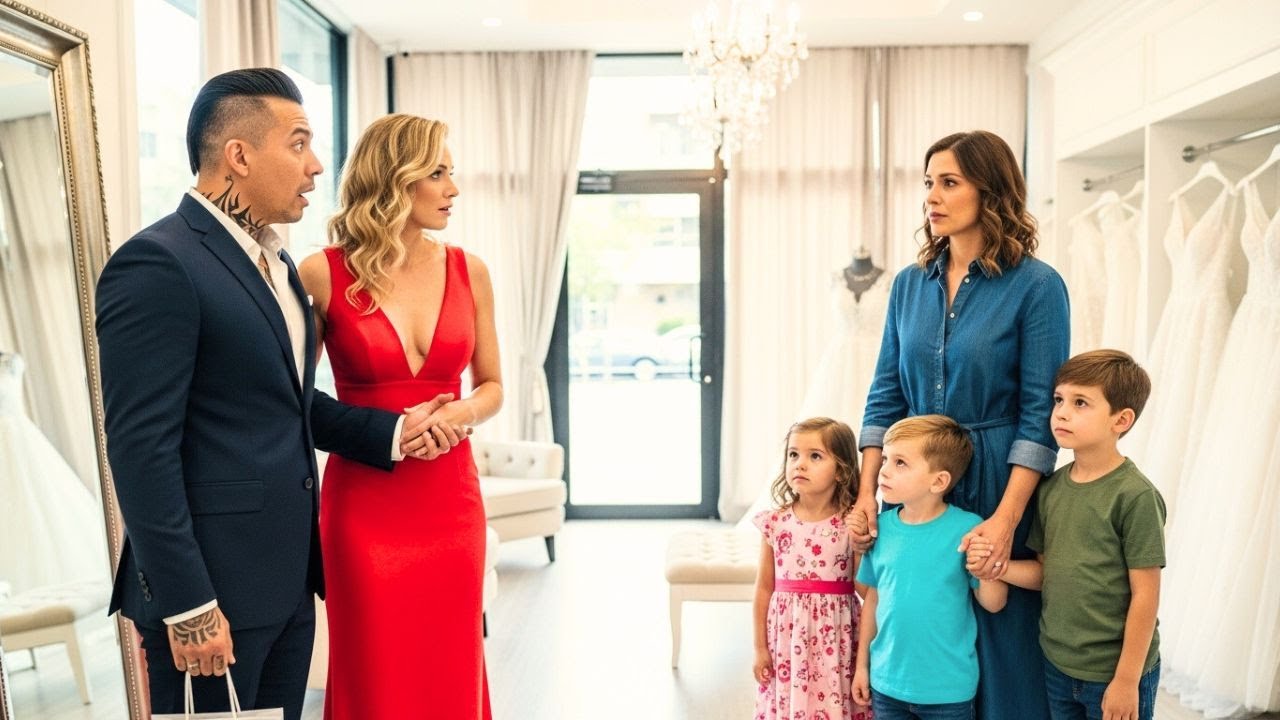 The Mafia Boss Went Wedding Shopping With His Fiancée—Then He Froze Seeing His Ex With Triplets