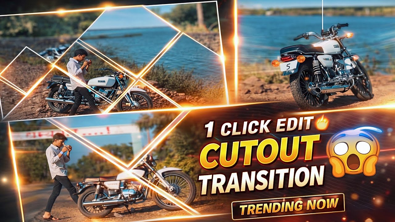 Instagram Trending Reels Editing Epic Cutout / 💥Trending Cutout Transition CapCut Template 
