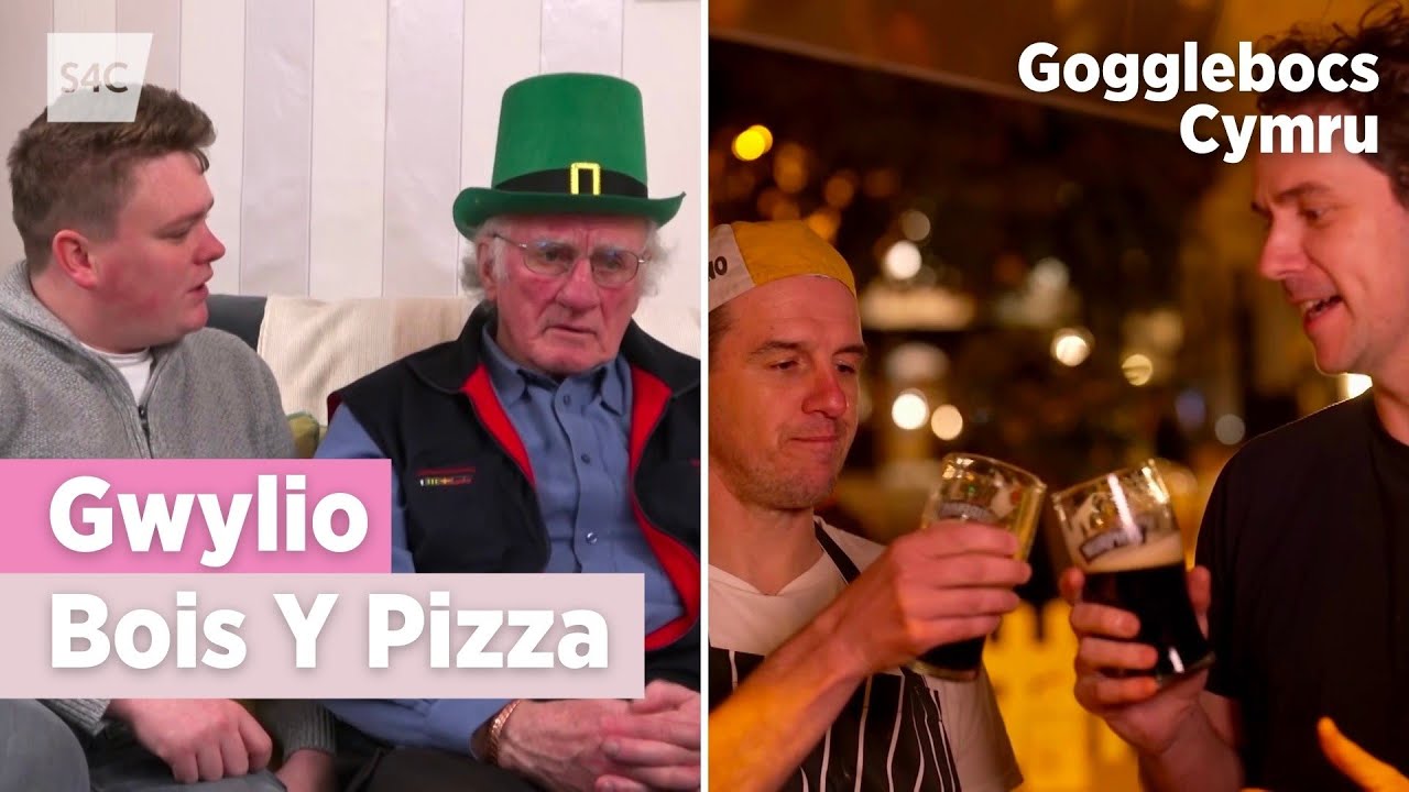 Criw Gogglebocs Cymru yn gwylio Bois Y Pizza | S4C