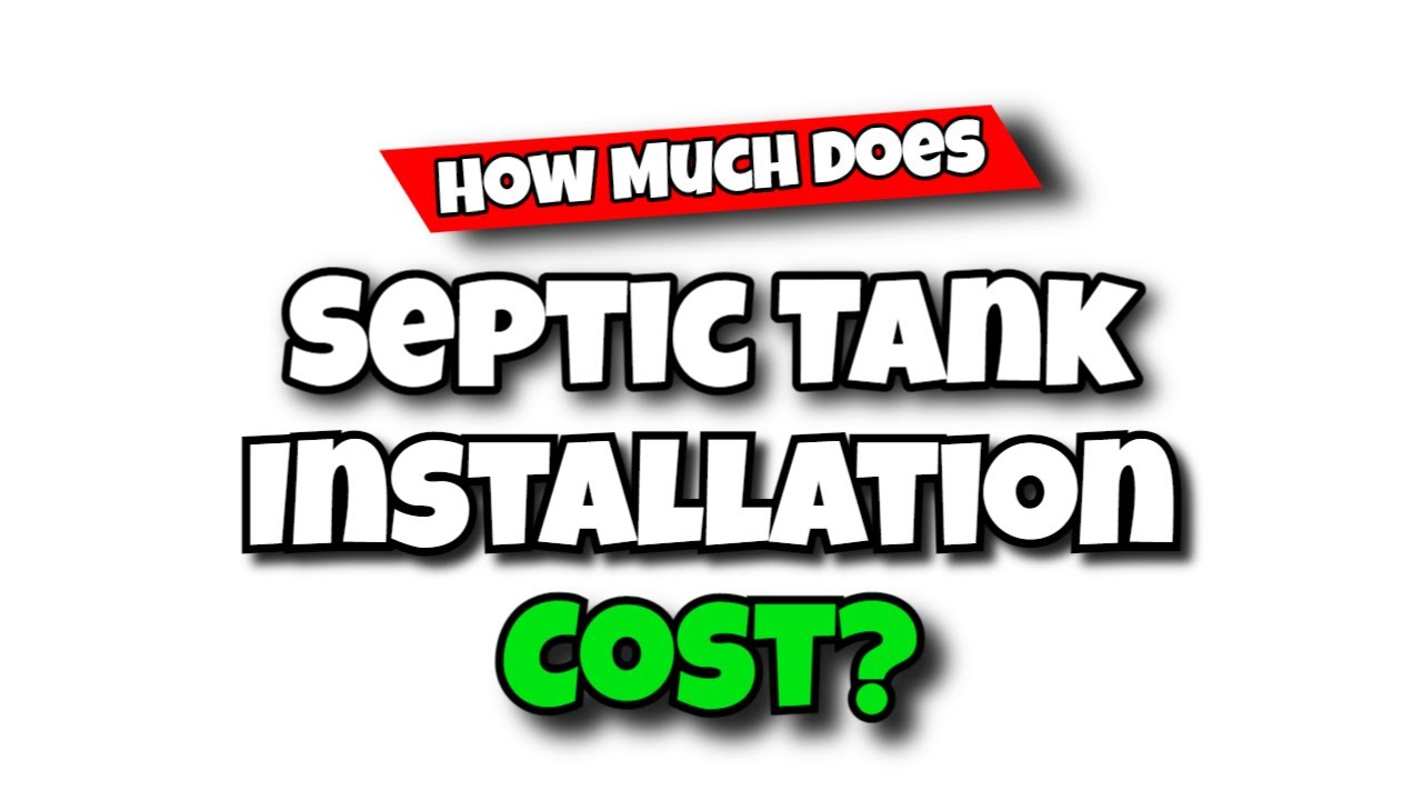 Septic Tank Installation Cost - septictank.co.uk