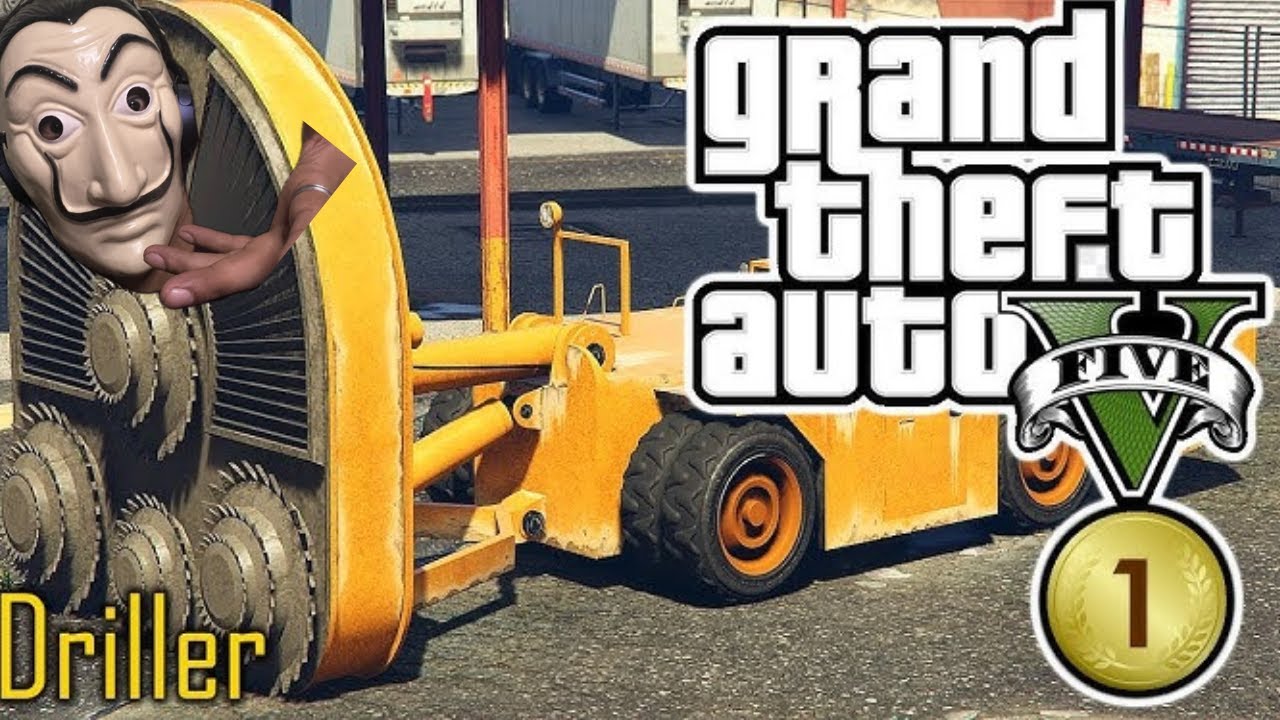 GTA5 me Itni Badi Machine Chori Kar Li! 😱 Stealing the Big Driller