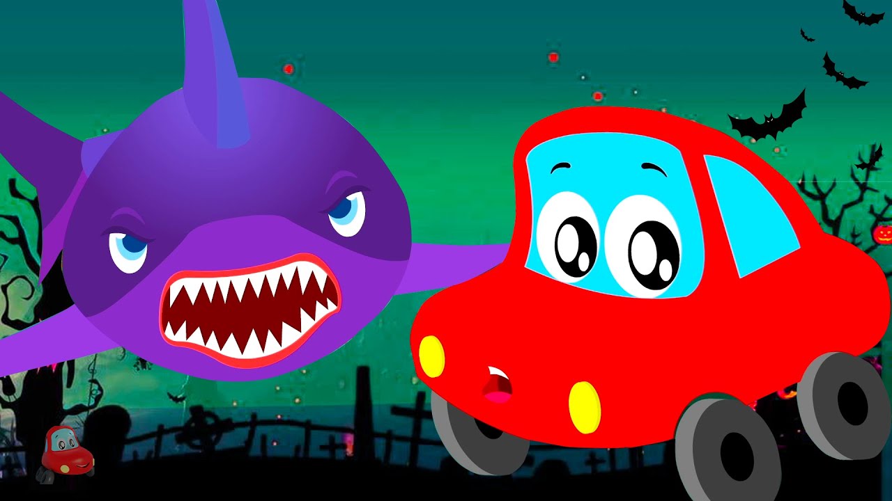 Scary Flying Shark + More Scary Halloween Songs by Little Red Car