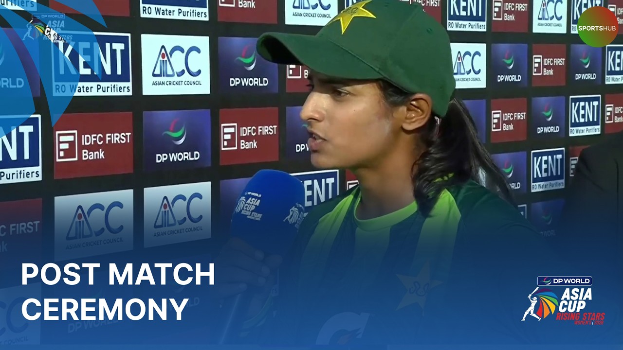 Post Match Ceremony | PAK A W vs BAN A W | SF 2 | Women's Asia Cup Rising Stars | ZM1J