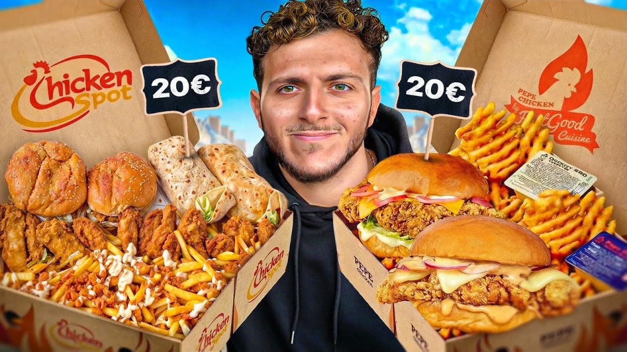 20&euro; Pepe Chicken vs 20&euro; Chicken Spot (Dinguerie)