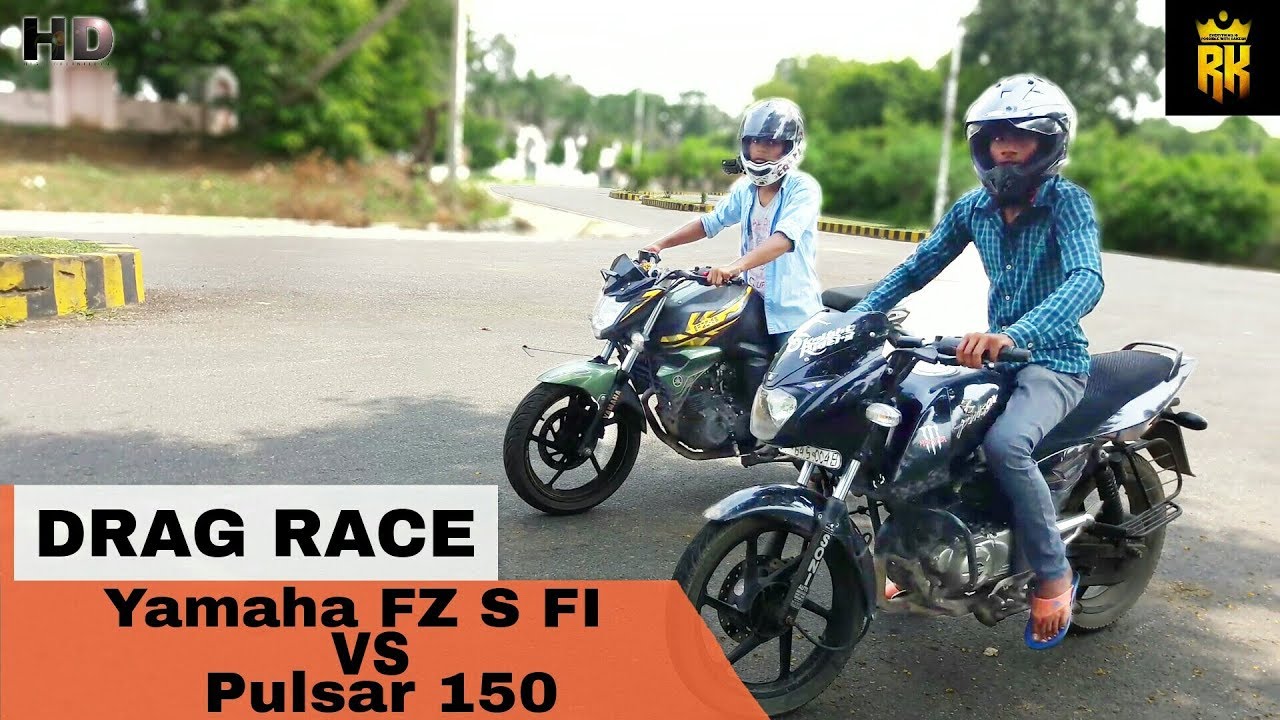 Yamaha FZ S FI VS Pulsar 150 (Drag Race):Walk Around And Exhaust Note: