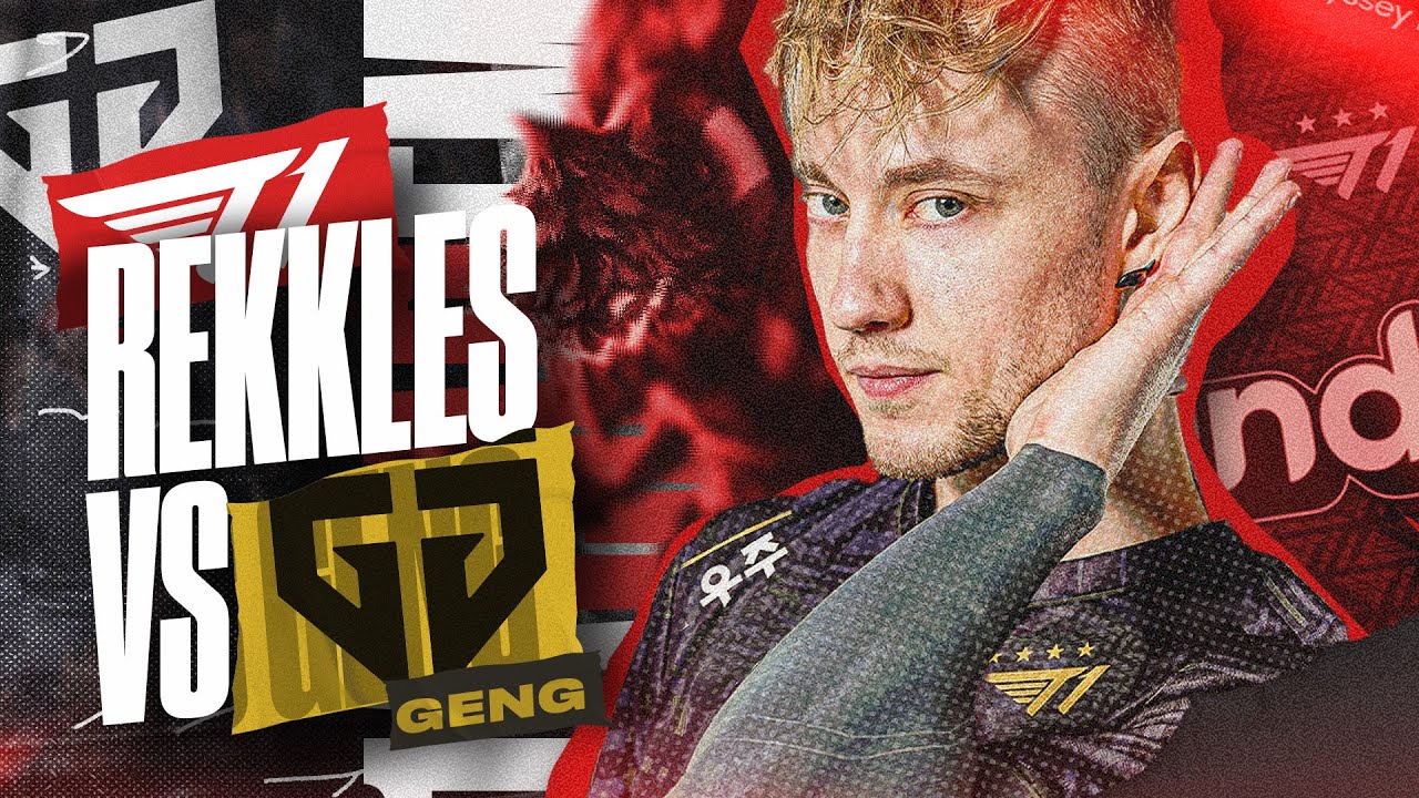 T1 REKKLES VS GENG ACADEMY - T1 NEEDS TO PICKUP WINS - CAEDREL