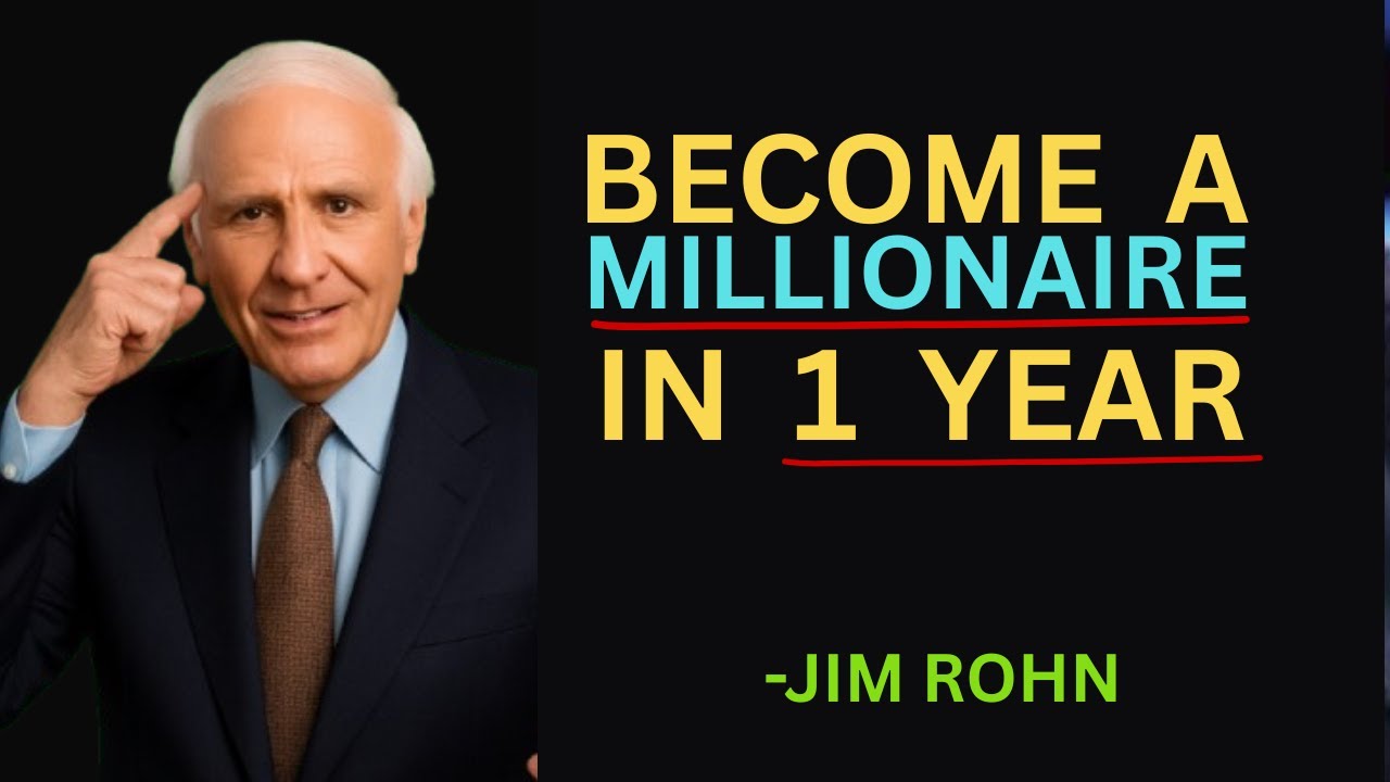 BECOME a MILLIONAIRE in 1 Year! How to Build Wealth Fast || JIM ROHN MOTIVATION