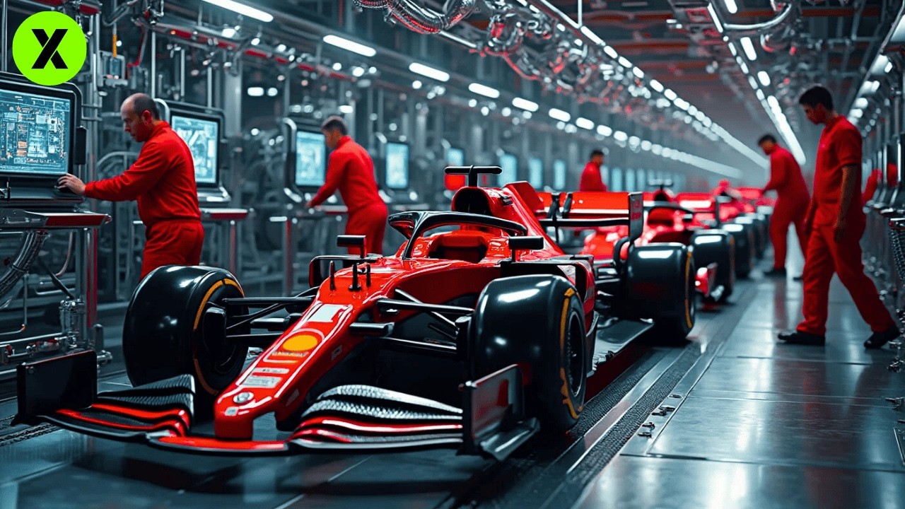 💎 Así se FABRICAN los COCHES de FÓRMULA 1: El Proceso Más PRECISO del Mundo
