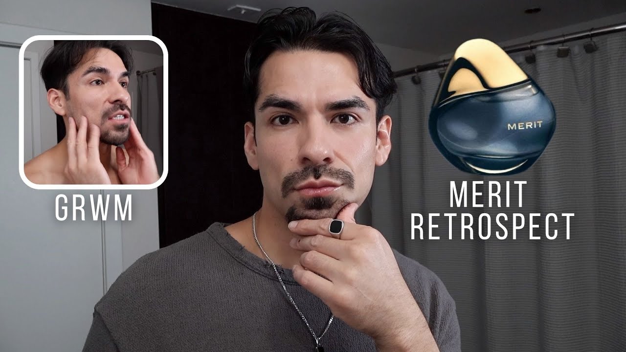 GRWM + Merit beauty Restrospect scent first imp