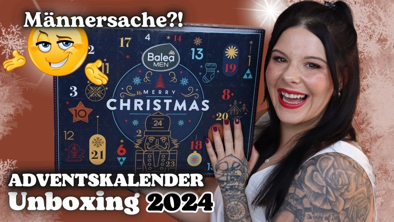 Männersache?! 🤓 Balea MEN Adventskalender 2024 Unboxing