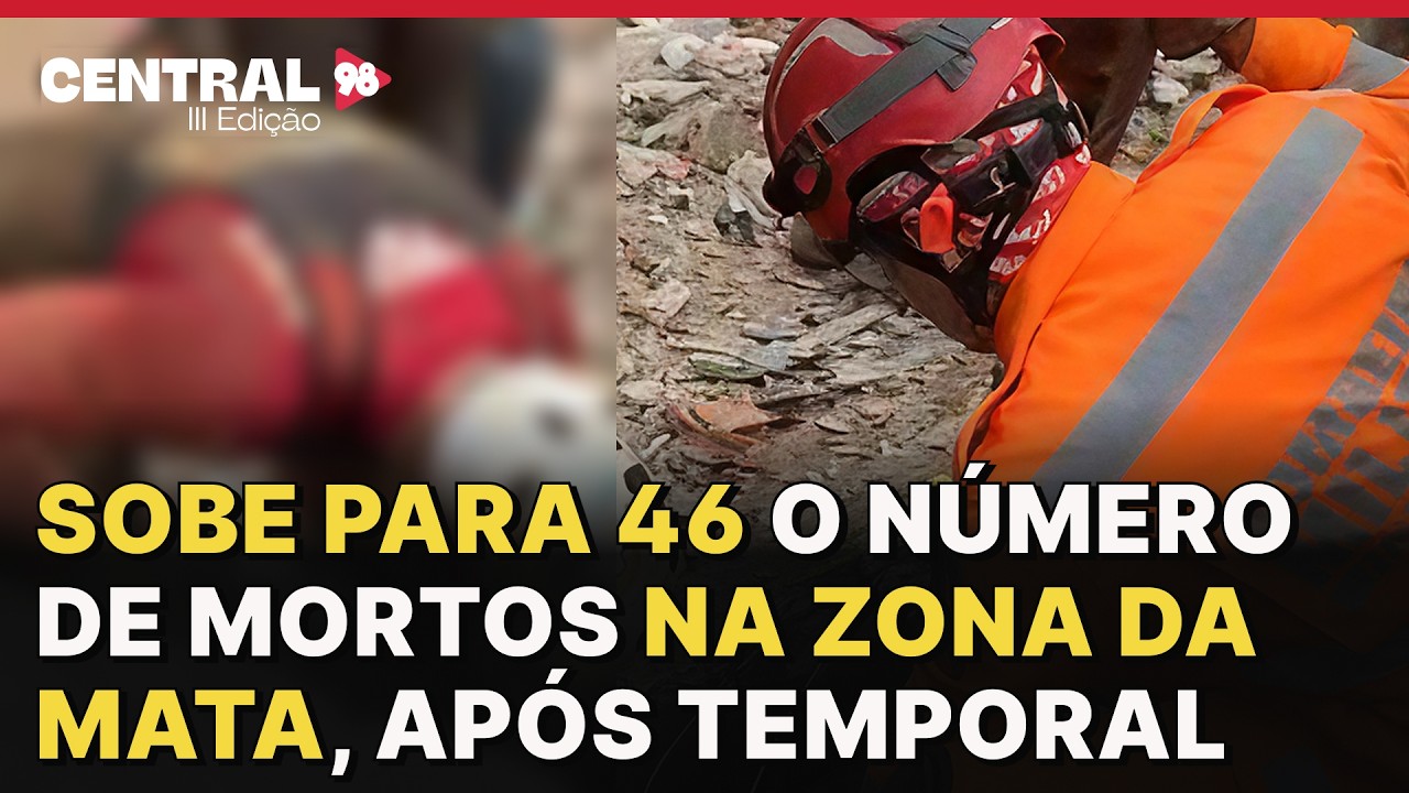 Chuvas: sobe o número de mortos na Zona da Mata