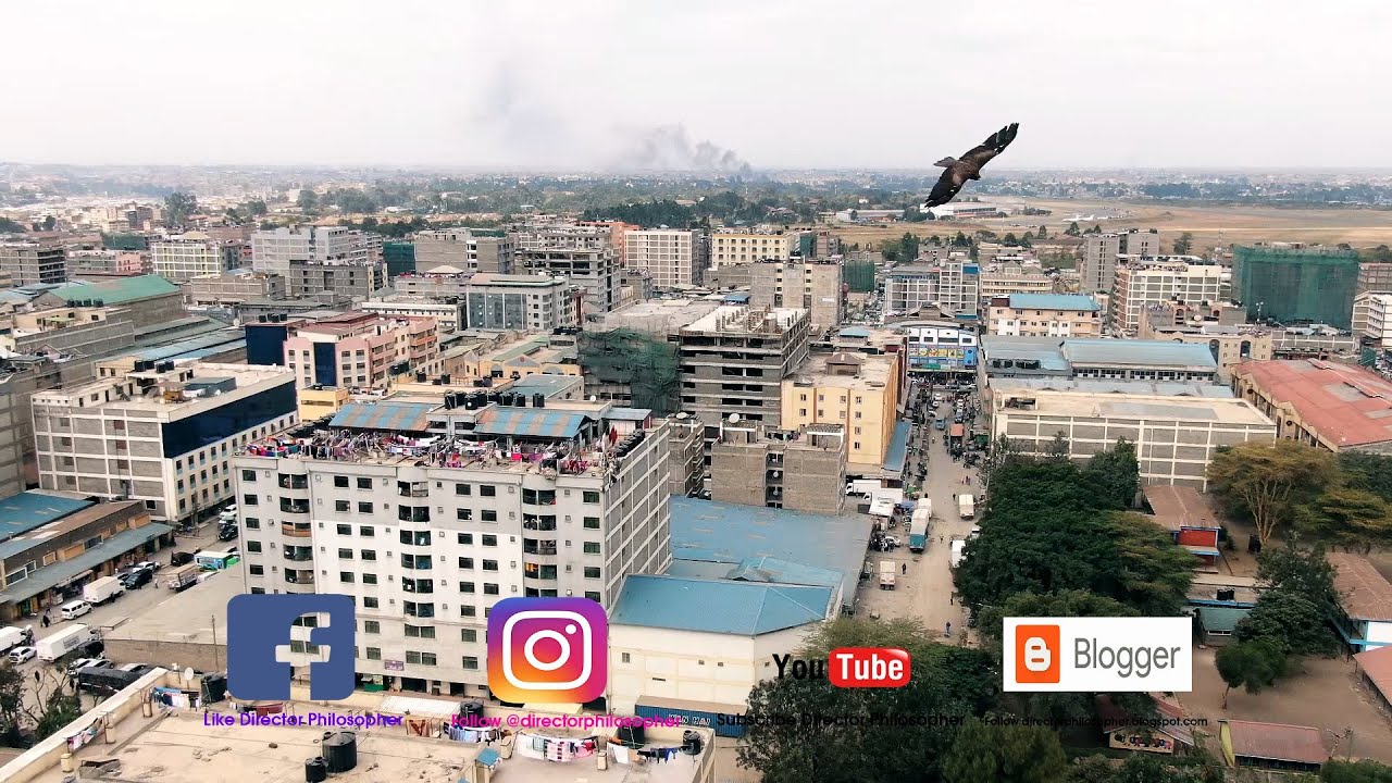 Eastleigh Nairobi Kenya 4K Drone Footage