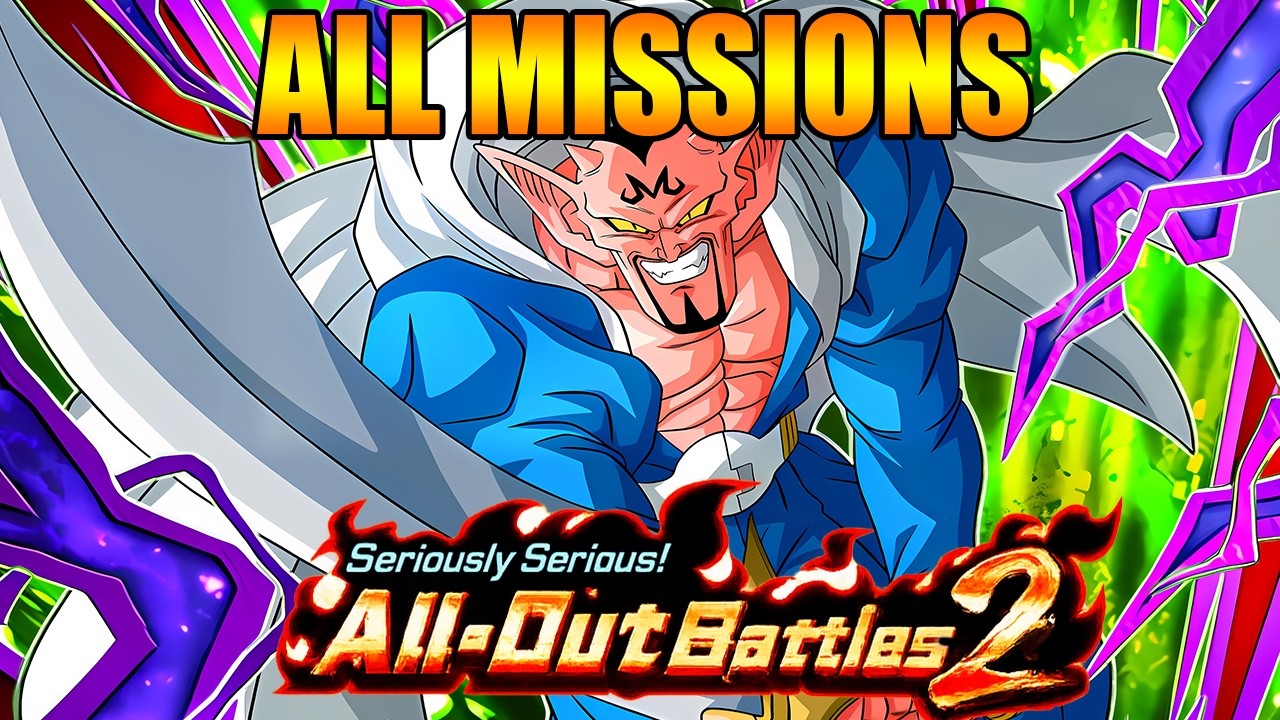 TUTTE LE MISSIONS Seriously Serious! All Out Battles 2 STAGE 1 VS DABURA || DBZ Dokkan Battle ITA