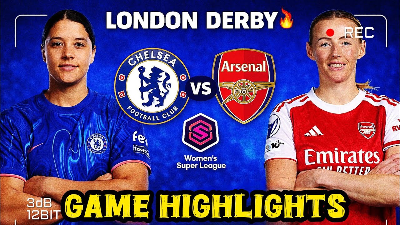 Chelsea Women vs Arsenal Women 0–2 | game highlights 