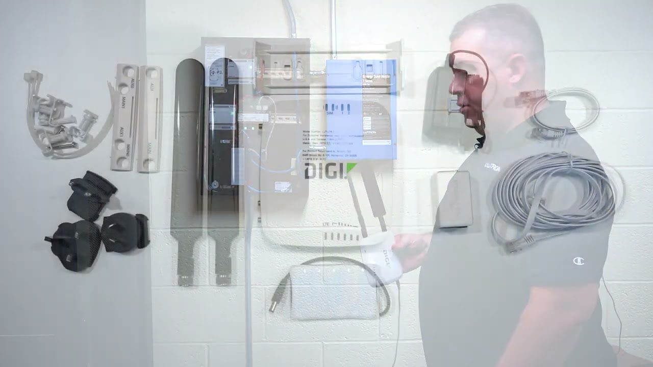 Installing a Digi Modem for a Lutron Athena Start-Up