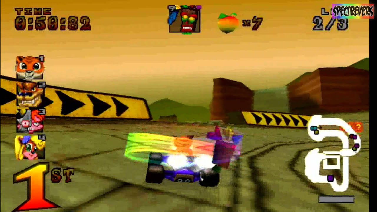 CTR - Papu's Pyramid All Shortcut