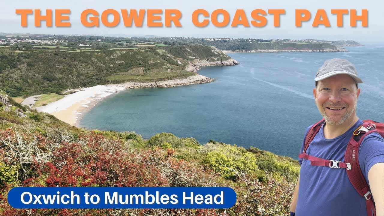 Walking the Gower coast path - Oxwich to Mumbles