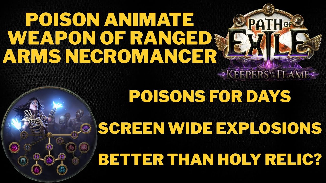 POE 3.27 Animate Weapon of Ranged Arms Necromancer
