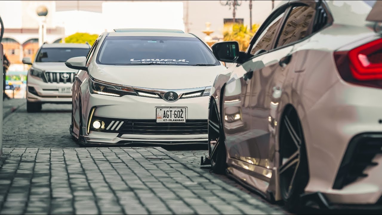 Bagged Duo From Gujranwala - Modified Civic & Corolla Air Suspension kits installed - Haideristic7