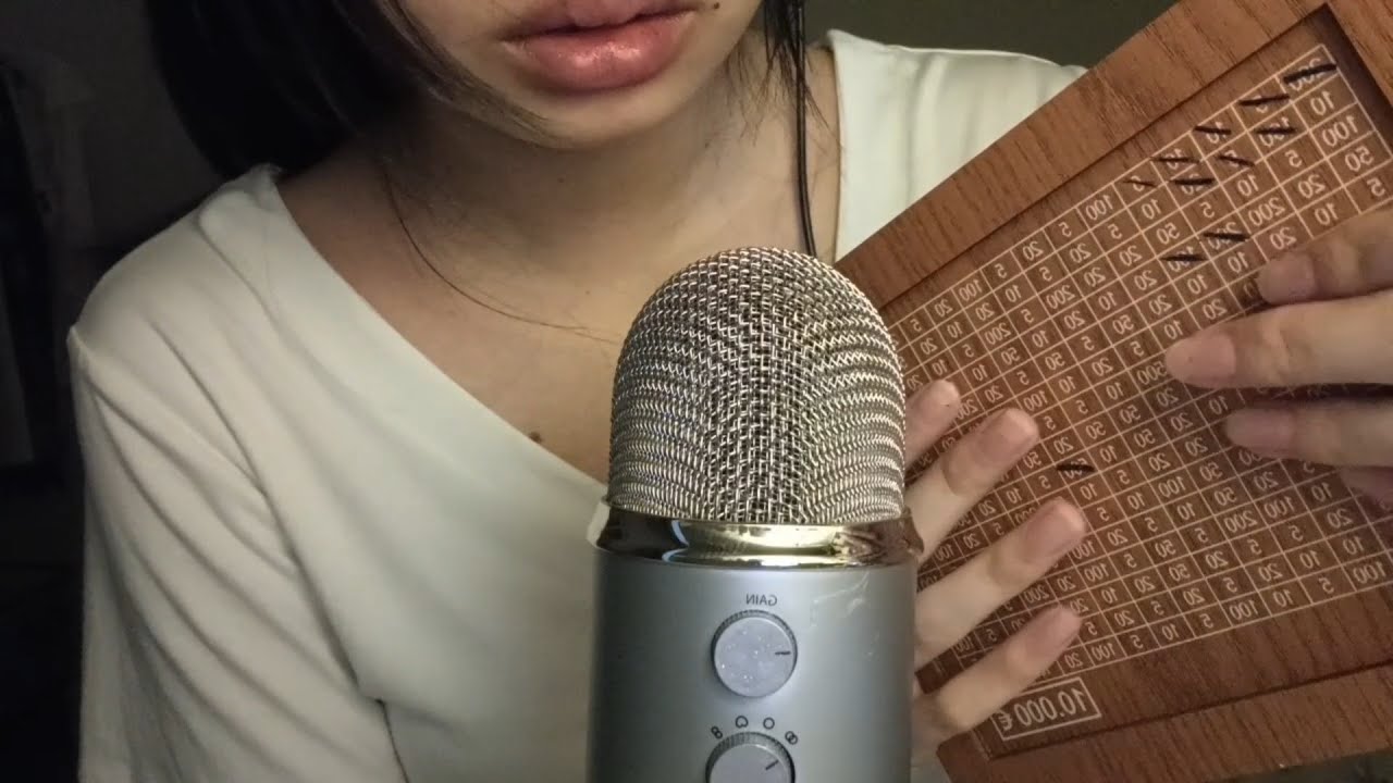 ASMR  just random triggers, like background noise