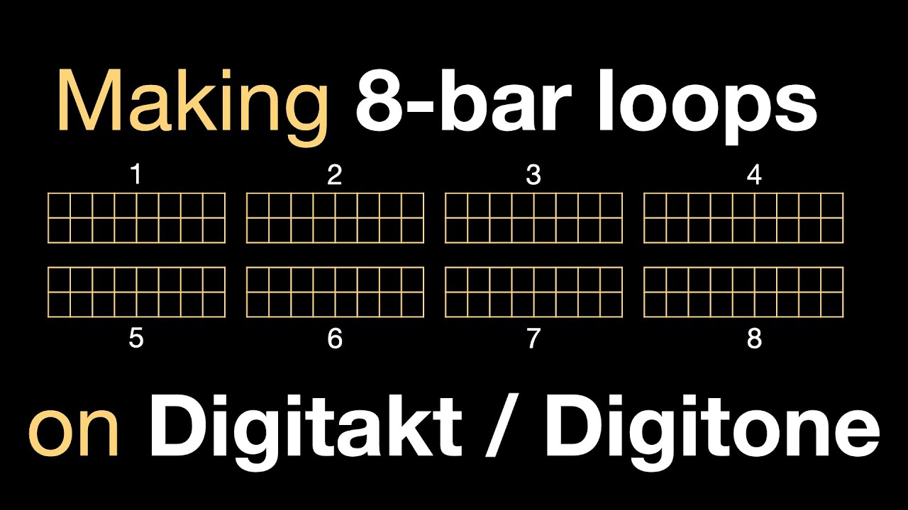 How to Make 8-bar/128-step loops on Elektron Digitakt & Digitone