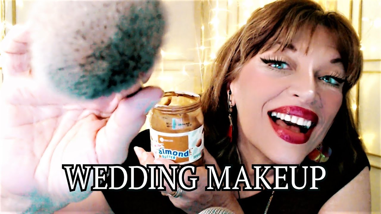 ASMR TE MAQUILLO con COMIDA SUPER RÁPIDO PARA TU BODA😘FAST AND AGGRESSIVE MAKEUP🔥 PERSONAL ATTENTION