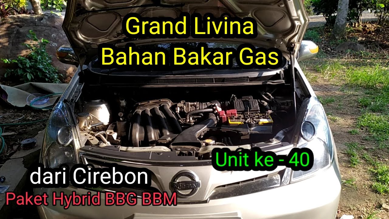Nissan Grand Livina Bahan Bakar Gas || Hybrid BBG BBM Tinggal Pencet Tombol || 40