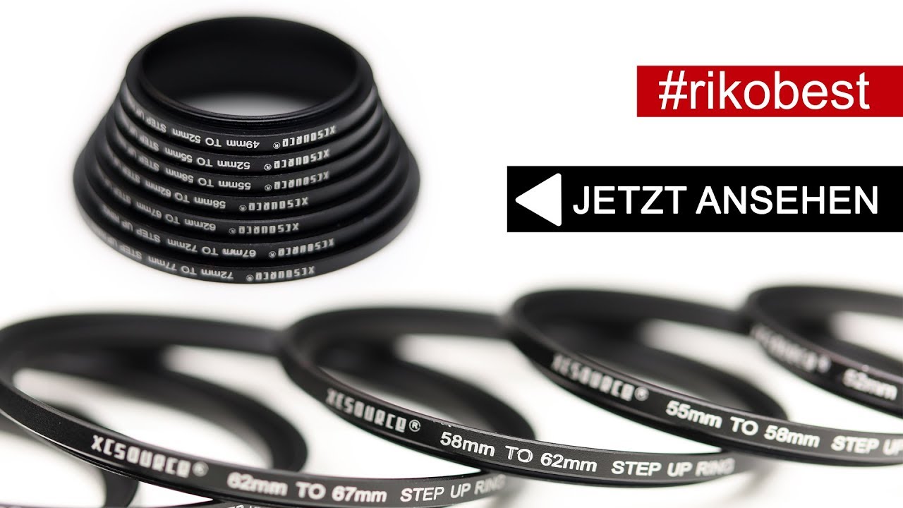 Objektiv-Adapterringe Filter-Adapter  und wie du damit viel Geld sparen kannst -  Riko Best