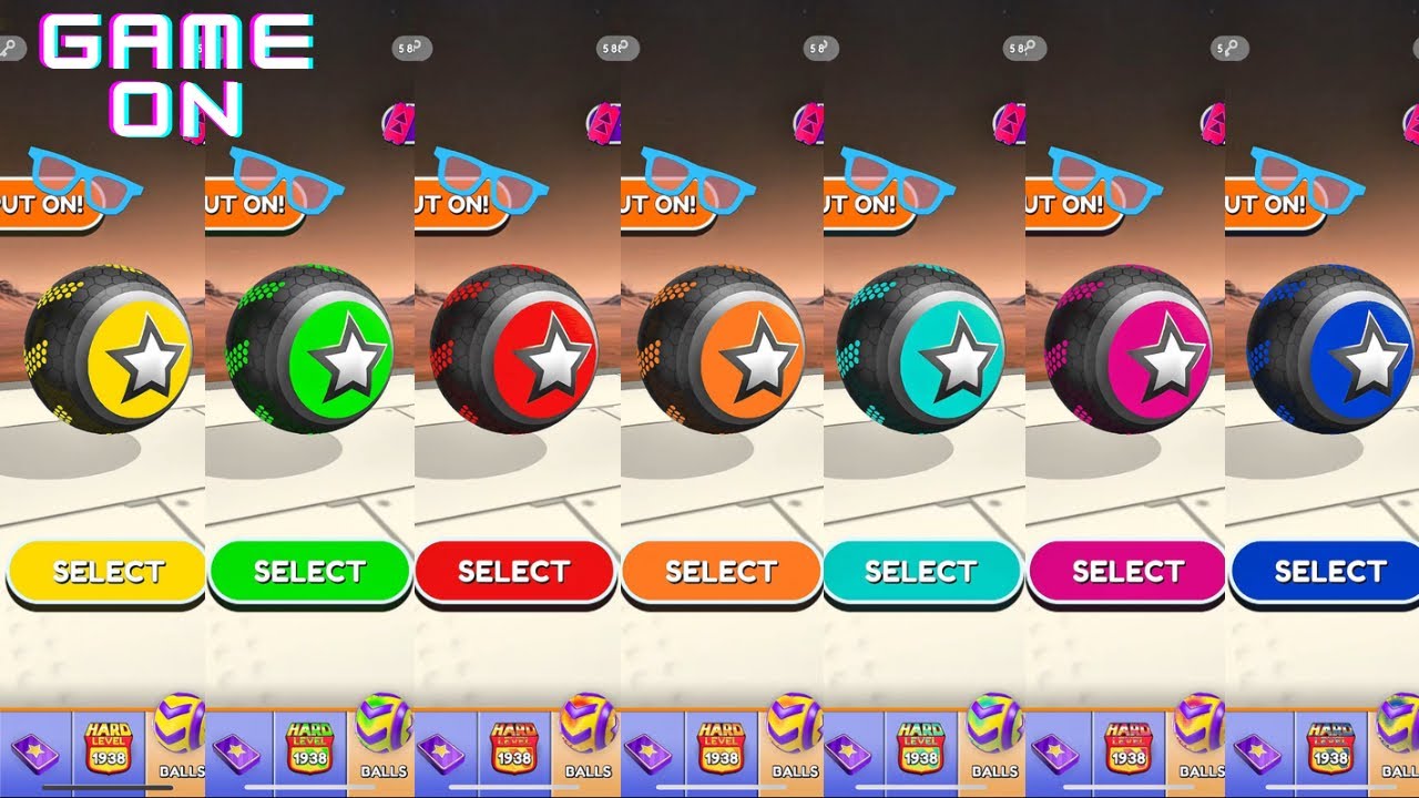 The insane Arrow Star Ball of 7 different colors