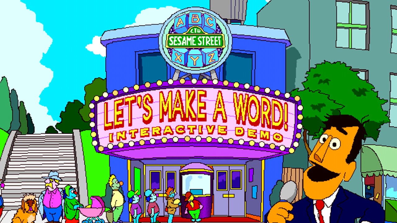 Sesame Street: Let's Make a Word! (1995) - Playable Demo