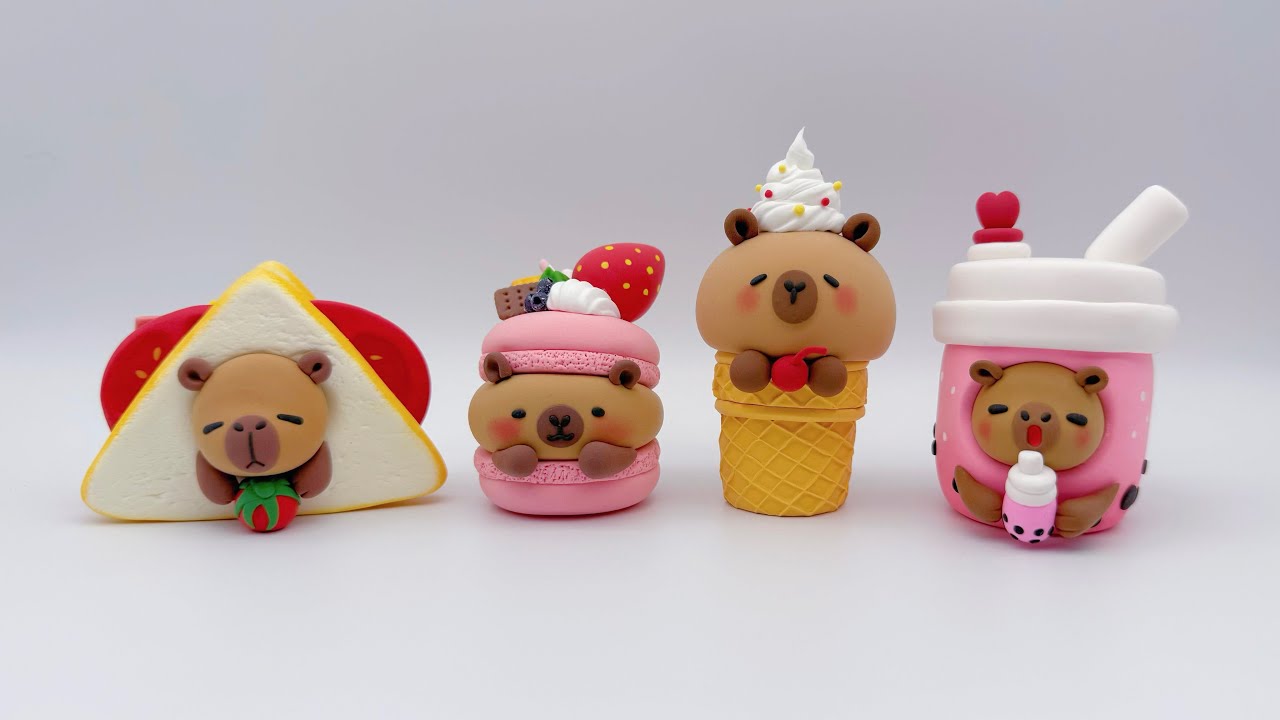 黏土教學｜水豚Capybara(8)｜ClayArt