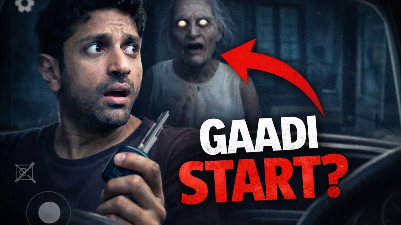 “GAADI START HUI… GRANNY BILKUL PAAS THI 😰”#granny #grannygameplay 