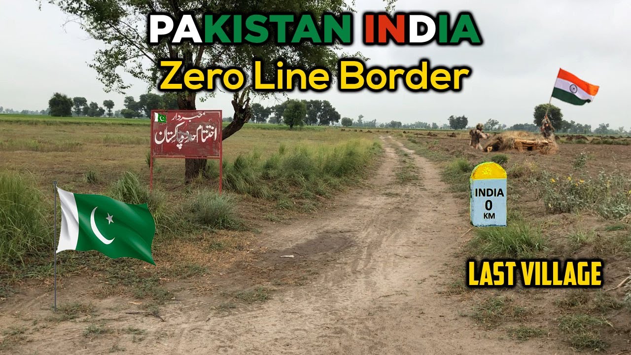 Going To #Pakistan 🇵🇰 #India 🇮🇳 Border Zero Line Near #KASUR | Bilal Jatt Desi Vlog 02