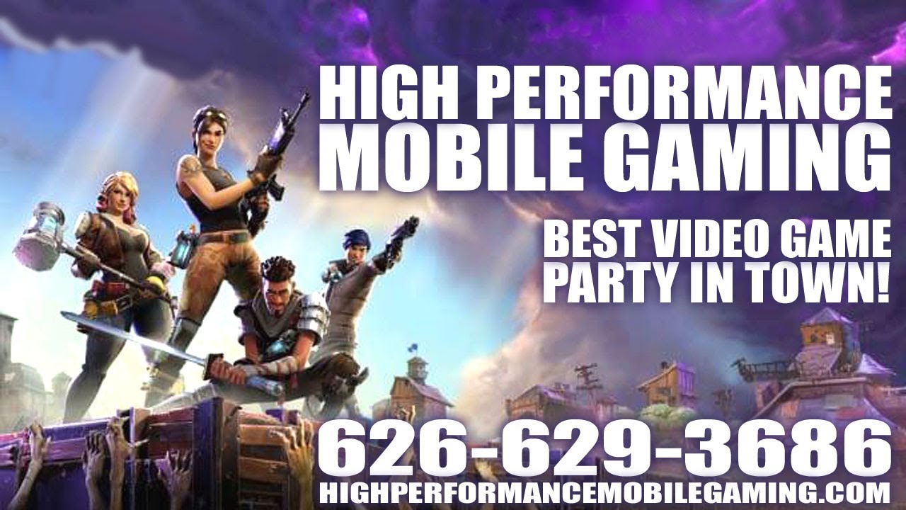 High Performance Mobile Gaming (626) 629-3686 Video Game Truck Trailer Party Event Entertainment