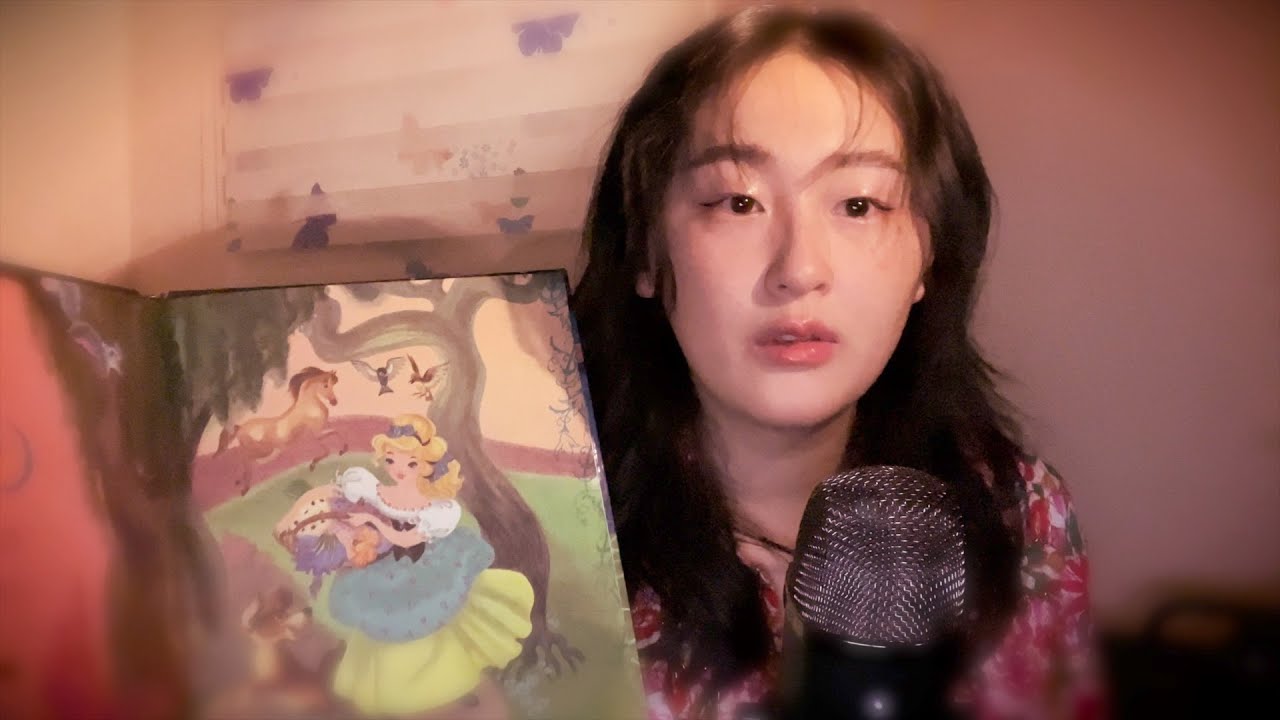 ASMR 🧚🏻‍♀️ inaudible whisper reading you a fairy tale ( + semi-audible whispers )