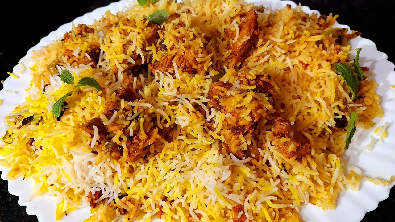 Hyderabadi mutton dum biryani  (kachche gosht ki ) Hyderabadi mutton biryani perfect recipe 😋