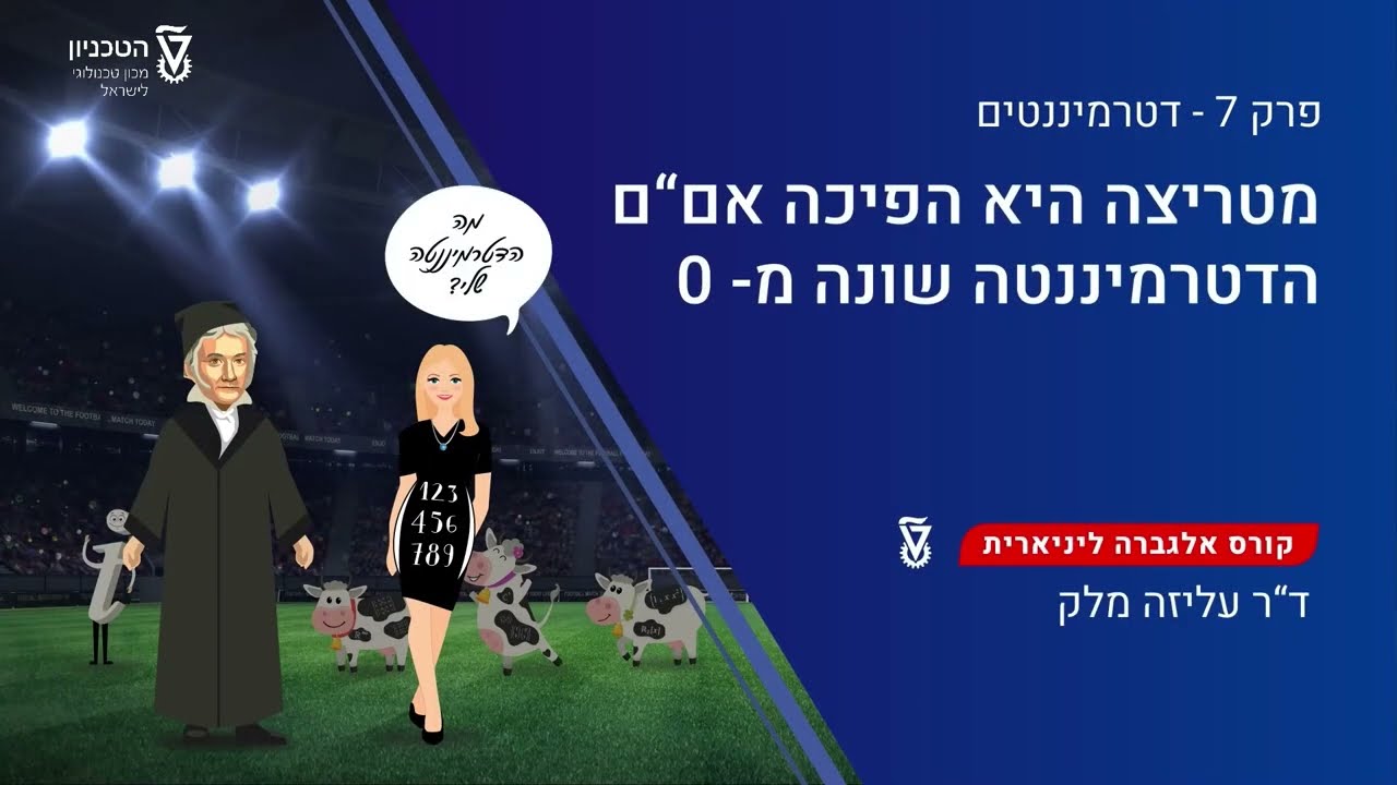 249 - מטריצה היא הפיכה אם