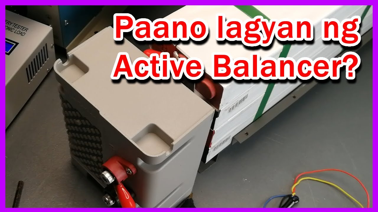Blue Carbon 12v 100Ah LiFePO4 Battery Teardown & Active Balancer Installation [Tagalog]