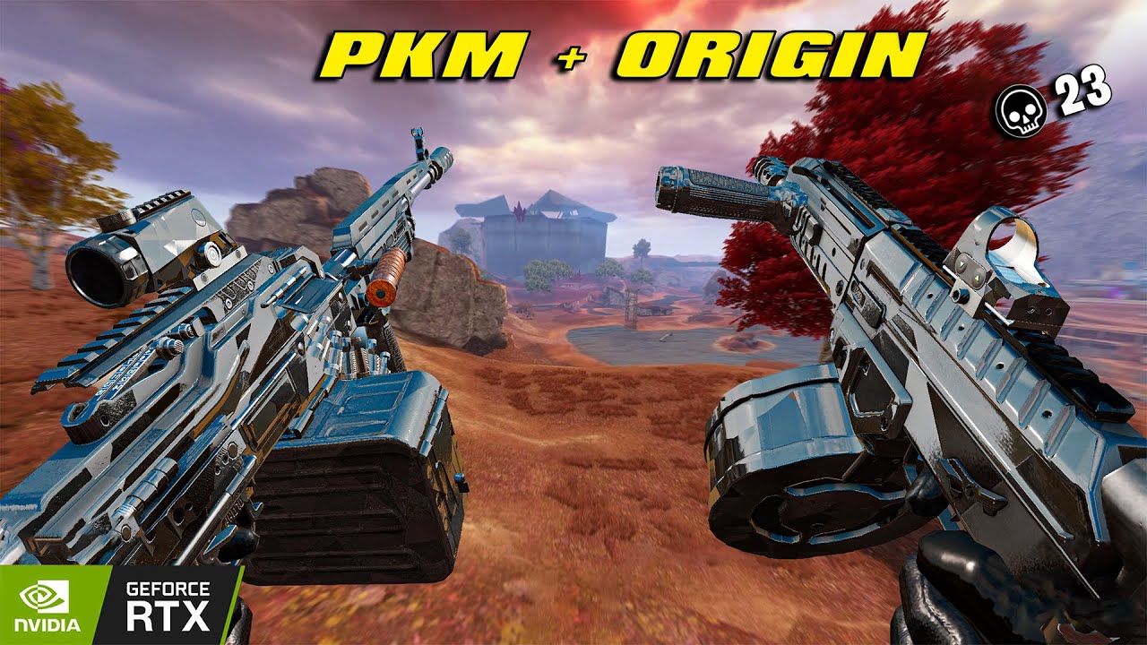 PKM + ORIGIN black steel zombie royale blood strike max graphic