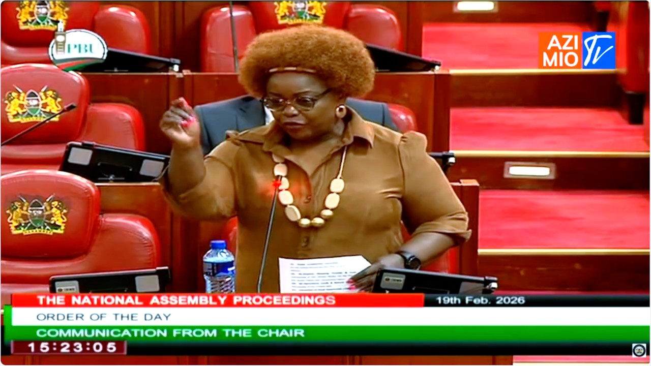 LISTEN: 'Don't Focus on My Looks' MP Millie Odhiambo To MP Ichungw'a  During Parliament Proceedings