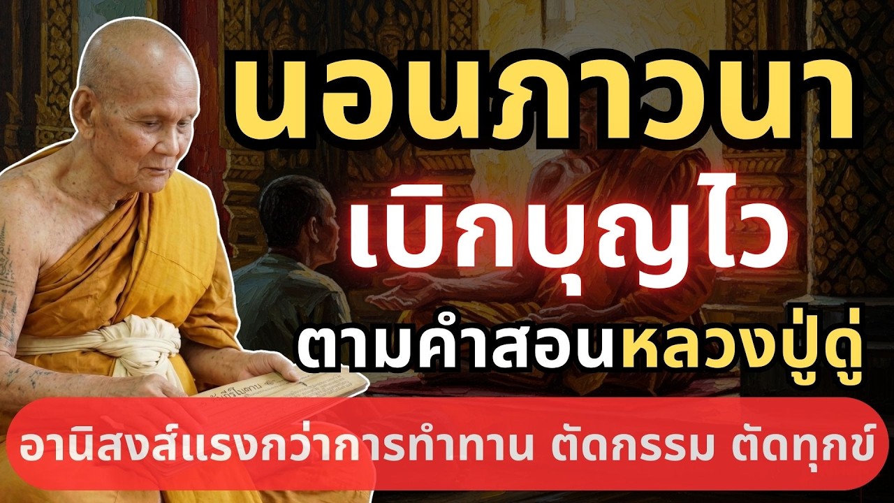 ทำสมาธิแบบไหน ฉบับหลวงปู่ดู่ ถึงได้อานิสงส์แรงกว่าการทำทาน #นั่งสมาธิ #ธรรมะก่อนนอน #ตีระฆังใจ