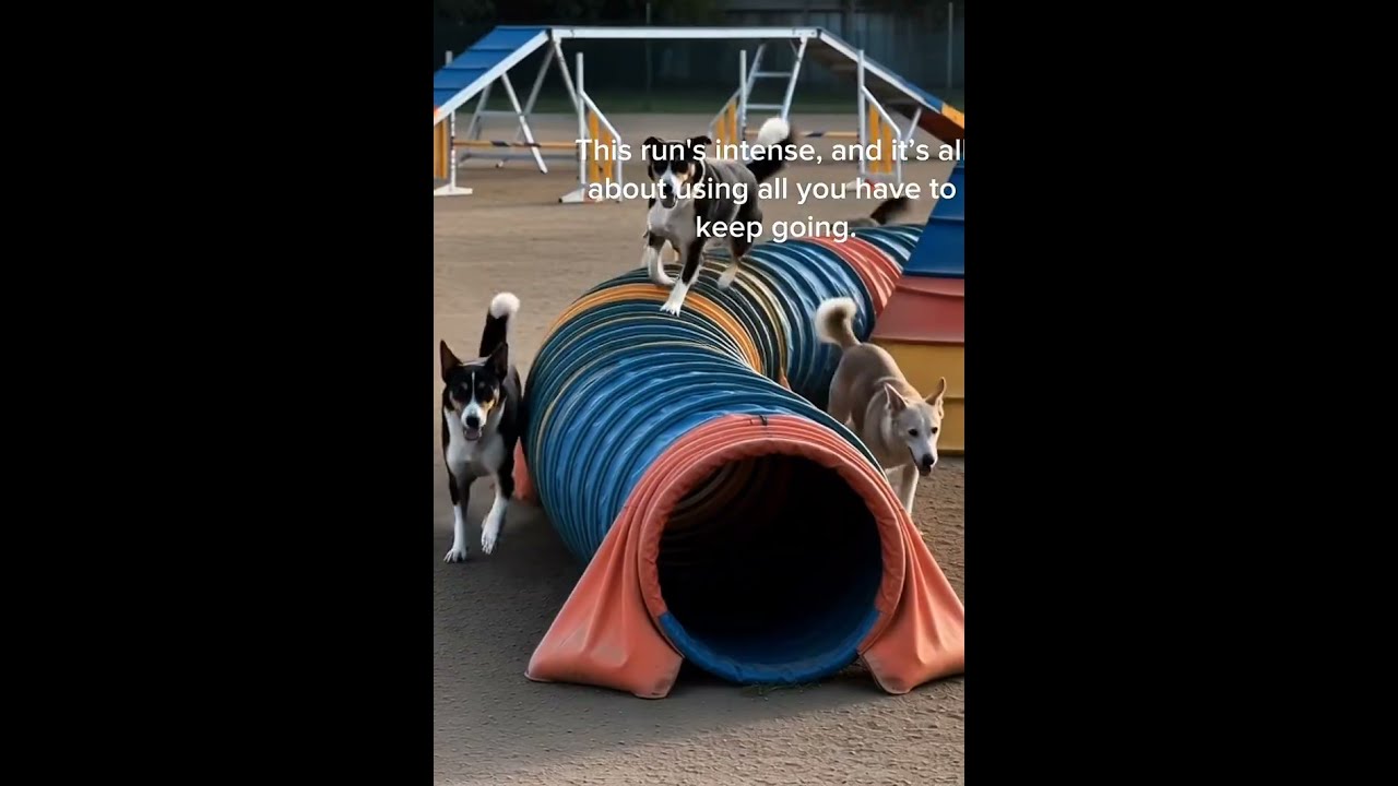 Dogs agility 