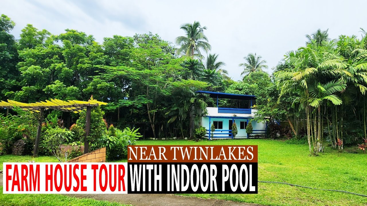 Farm House Tour 1122  with Indoor Pool, FIRING RANGE and Basketball Court Plus FRUIT TREES