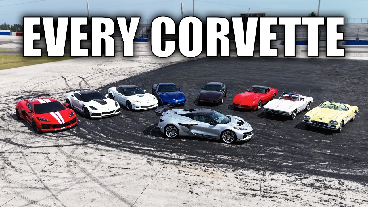 We Raced Every Gen of Corvette!