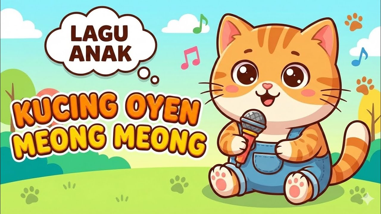 KUCING OYEN MEONG MEONG || LAGU ANAK || Lagu Kucing Lucu