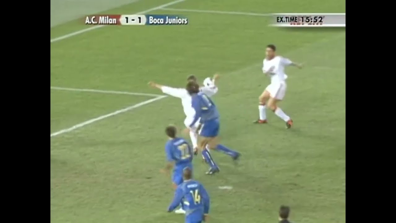 2003 Andriy Shevchenko vs Boca Juniors 1-1 (Intercontinental Cup)